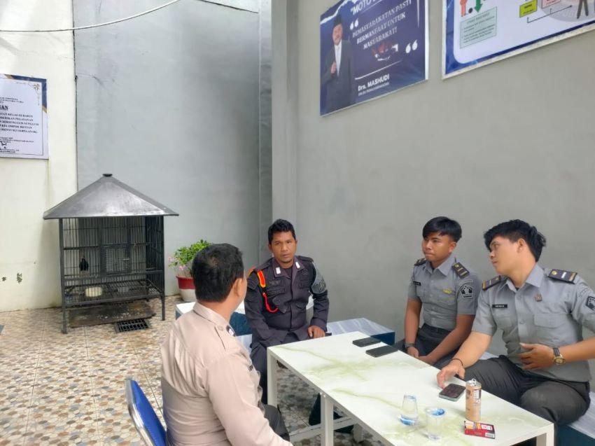 Polsek Barus Gelar Patroli Rutin Sambangi Lapas Barus