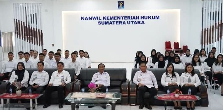 29 CPNS Kanwil Kemenkum Sumut Ikuti Orientasi CPNS di Lingkungan Kementerian Hukum