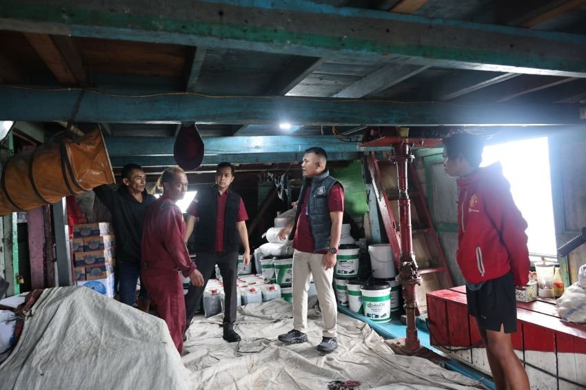 Perkuat Pengawasan Perairan, Kanim TBA dan Lanal TBA Gelar Operasi Gabungan Laut