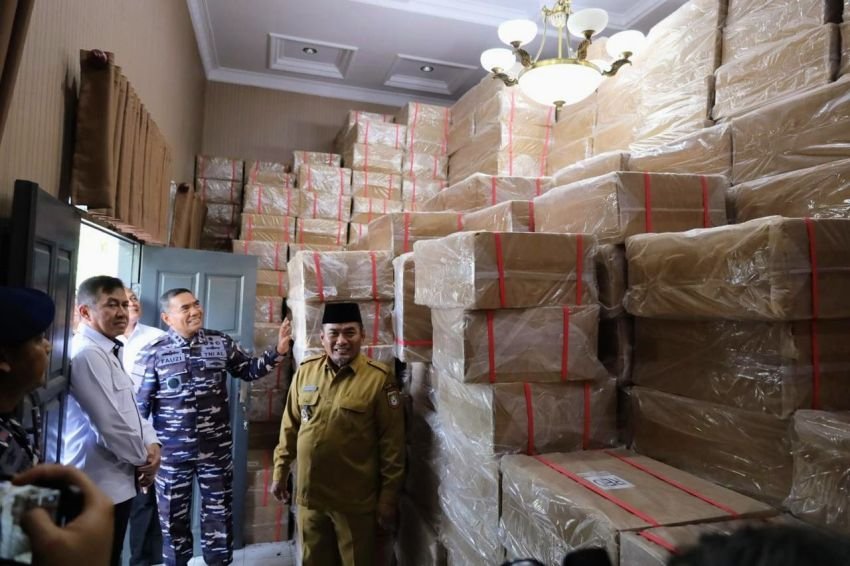 TNI AL Gagalkan Penyelundupan Rokok Tanpa Cukai Senilai Rp 97,9 Miliar Asal Thailand