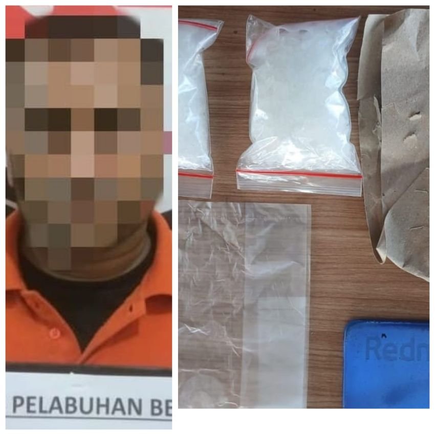Polres Belawan Tangkap Pengedar Sabu di Labuhan Deli