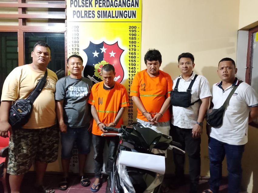 2 Pria di Simalungun Diamankan Polisi Terkait Curanmor