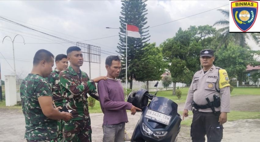 Seorang Pria di Simalungun Curi Sepeda Motor Milik Korban yang Sedang Kecelakaan