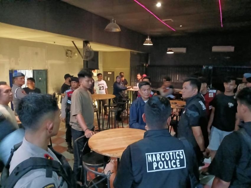 Polrestabes Medan Razia THM Lotus dan Grand Fix, 3 Pengunjung Positif Narkoba Diamankan