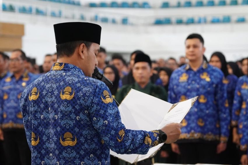 Wali Kota Tebingtinggi Lantik 658 PPPK TA 2024