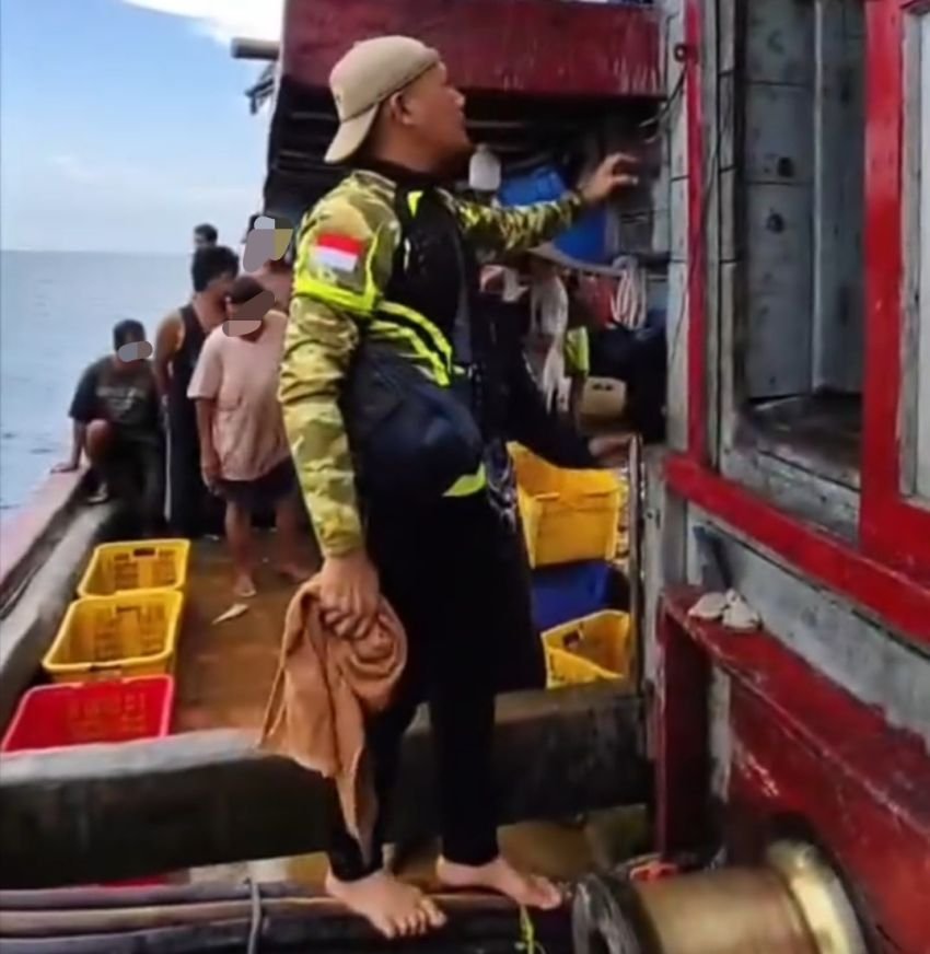 Wakil Bupati Tapteng Pergoki Kapal Pukat Harimau Terobos Area Zona Tangkap