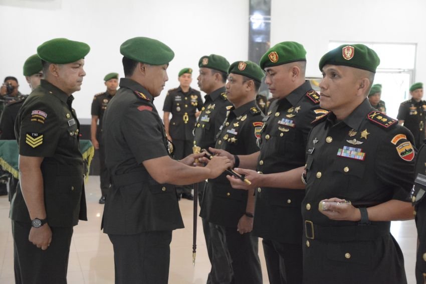 Danrem 023/KS Pimpin Sertijab Kasrem dan Tiga Dandim di Wilayah Korem 023/KS