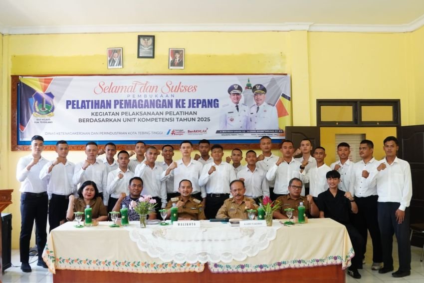 Buka Pelatihan Pemagangan Ke Jepang, Wali Kota Beri Pesan Jaga Nama Baik Tebingtinggi