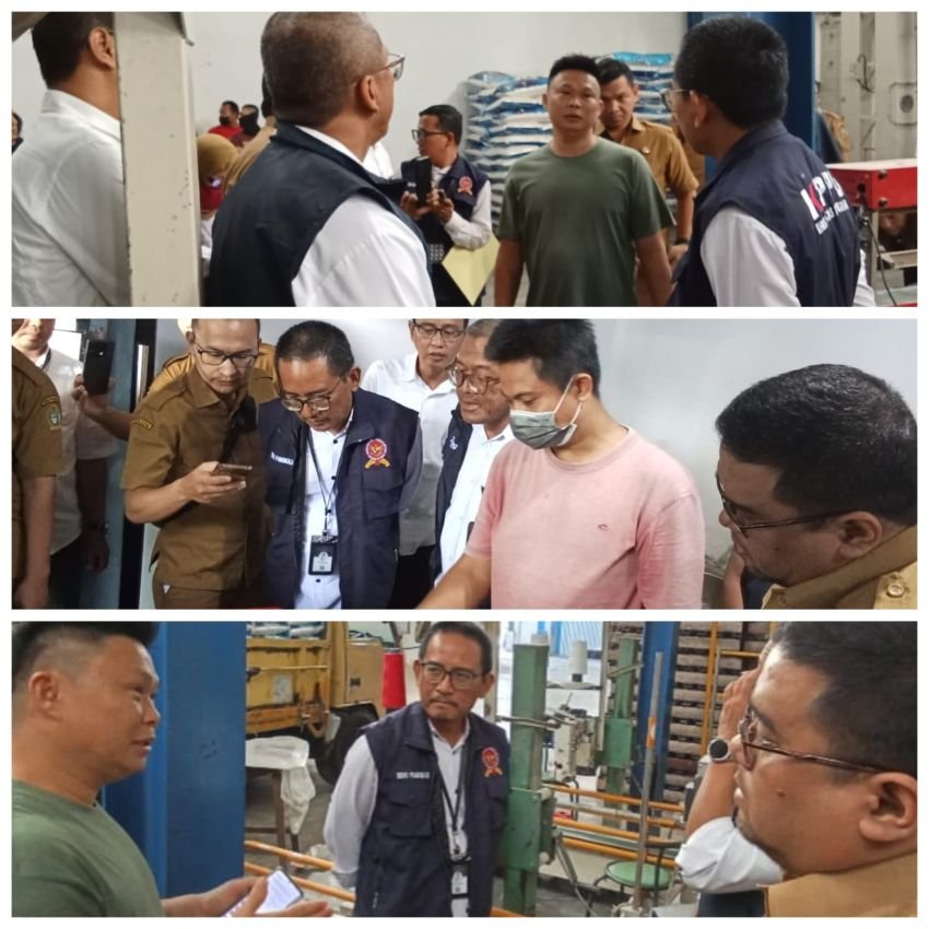 KPPU, Disperindag dan Bulog Sidak Kilang Beras di Tembung dan KIM Belawan