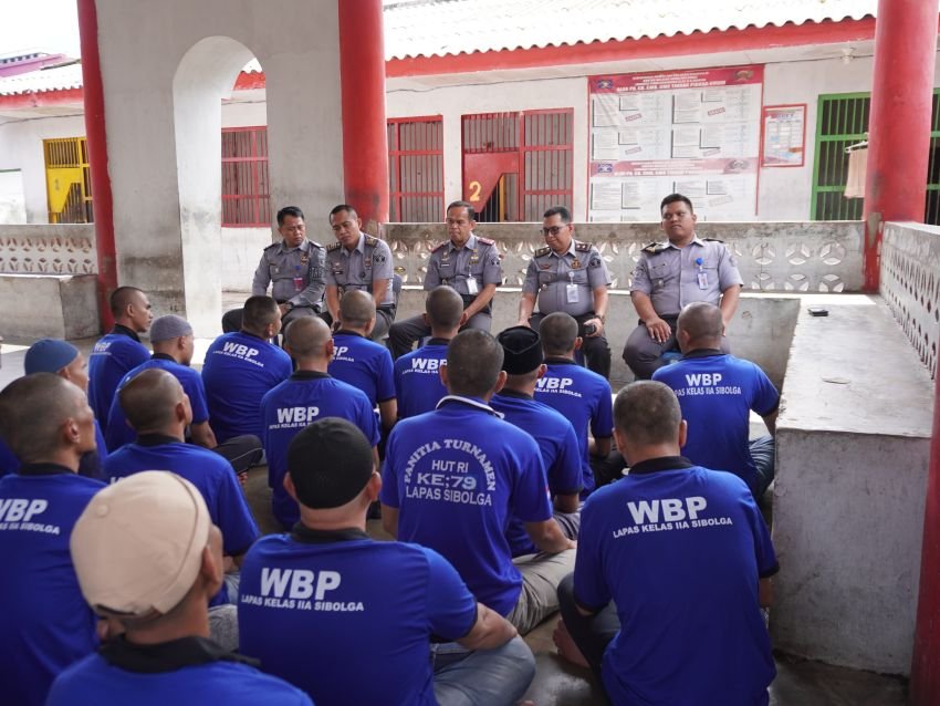 Kalapas Sibolga Tinjau Program Rehabilitasi Pemasyarakatan