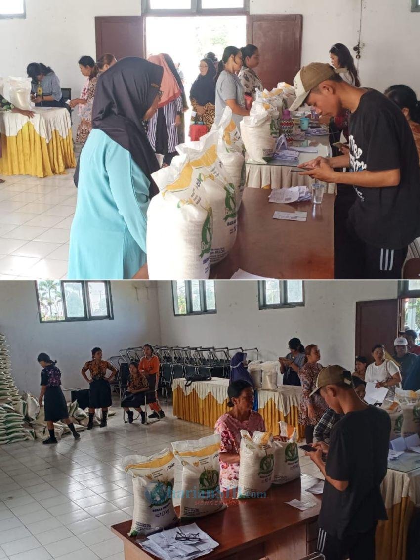 Pemerintah Kecamatan Jorlanghataran Salurkan 18 Ton Beras kepada 900 KPM