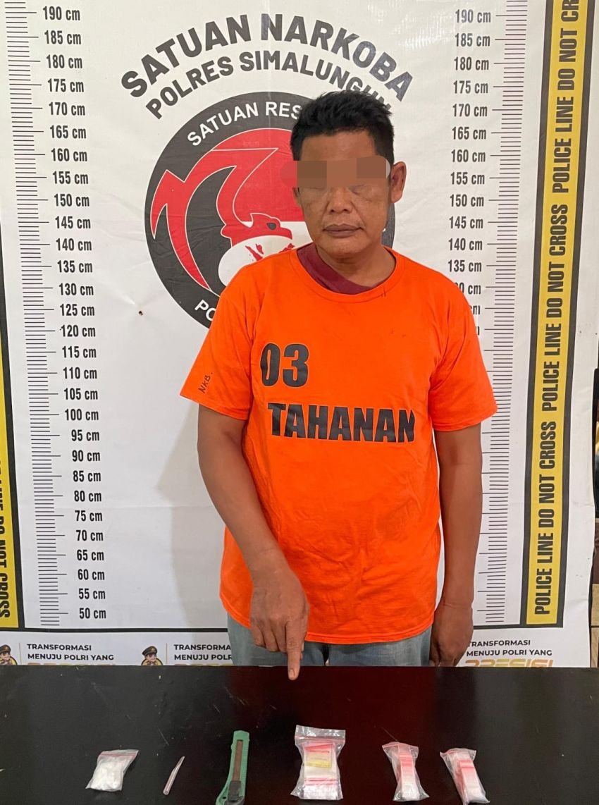 Warga Batubara Ditangkap Polisi Saat Mengantar Sabu ke Simalungun