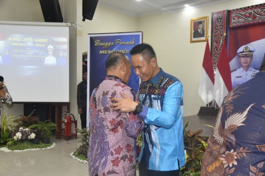 Wabup Tapteng Hadiri Lepas Sambut Danlanal Sibolga