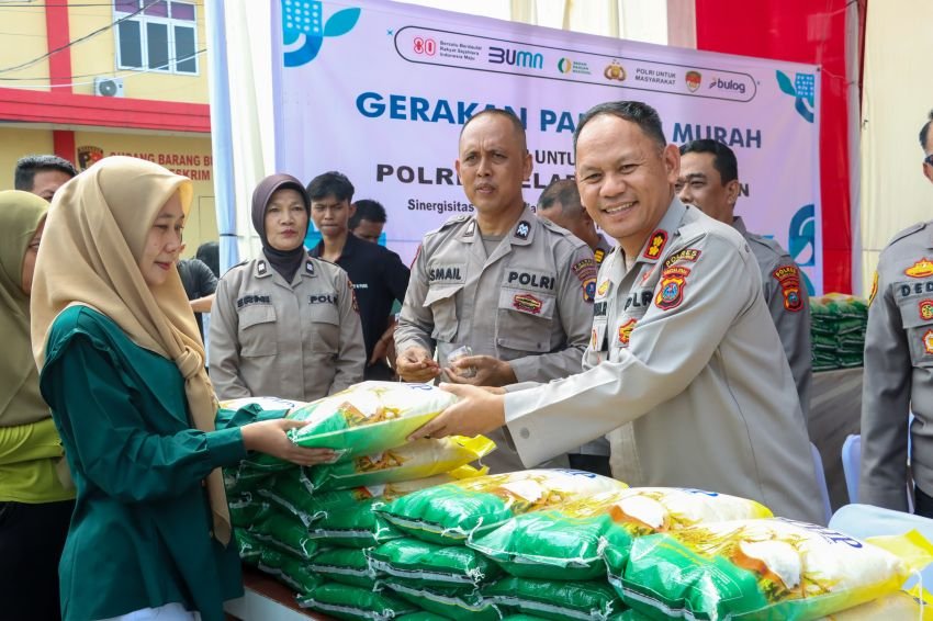 Polres Belawan Sediakan 4 Ton Beras dan 2.000 Liter Minyak Goreng