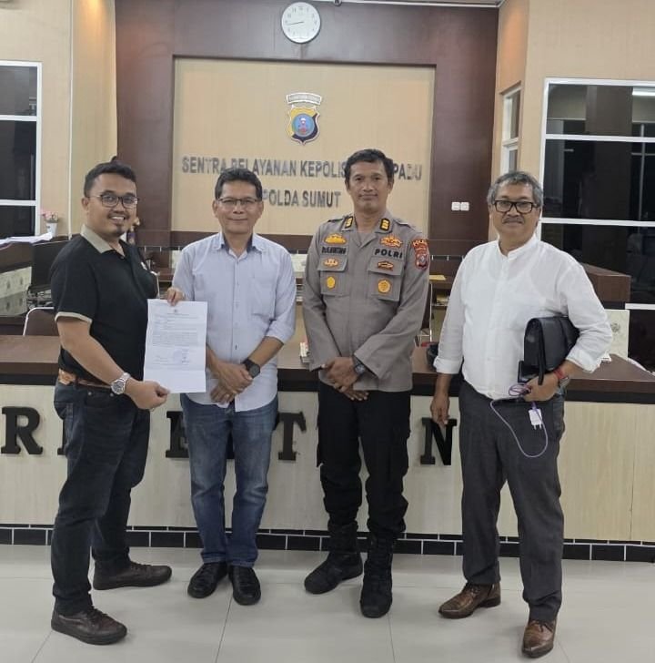 Menang di PN Tarutung, Jonson Sitompul Bawa Kasus Penyerobotan Tanah Toko Ganefo ke Polda Sumut