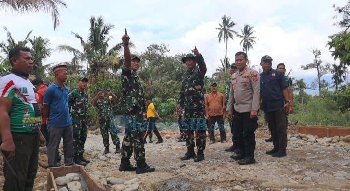 Tim Wasev Mabes TNI AD Tinjau TMMD Ke-125 di Aceh Tenggara