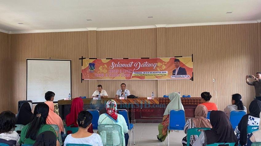Anggota DPRD Kota Tebingtinggi Ogamota Hulu Reses Di Kelurahan Pinang Mancung