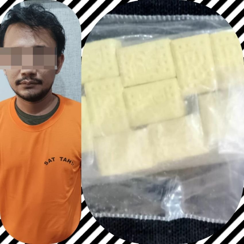 Satres Narkoba Bekuk Pengedar Pil Ekstasi di Percut Sei Tuan