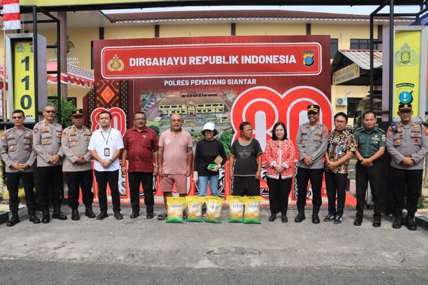 Polres Pematangsiantar Launching Gerakan Pangan Murah Polri