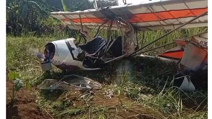 Pesawat Latih Jatuh di Ciampea Bogor, Satu Orang Tewas