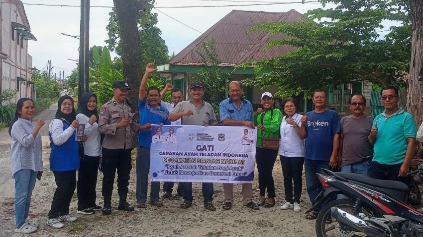 Polsek Siantar Marihat Hadiri Sosialisasi GATI di Kelurahan Suka Maju