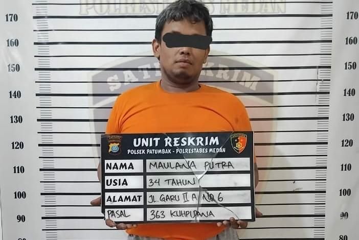Empat Bulan Diburu, Polsek Patumbak Tembak Seorang Pelaku Pebobol Brankas Toko Roti