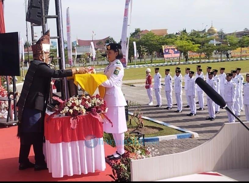 Untuk Pertama Kalinya Bupati Simalungun Jadi Irup HUT ke-80 RI