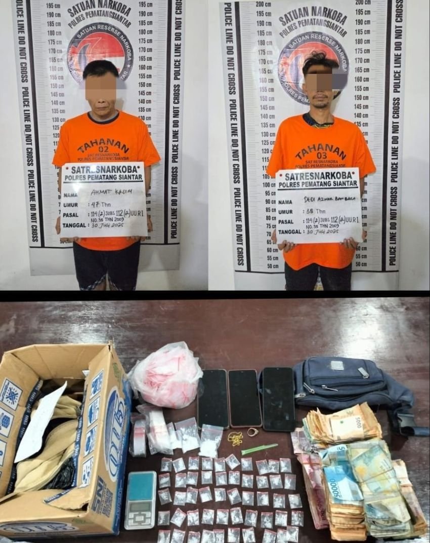 GKN di Gang Cumi-Cumi Siantar, 2 Pengedar Narkoba Diciduk