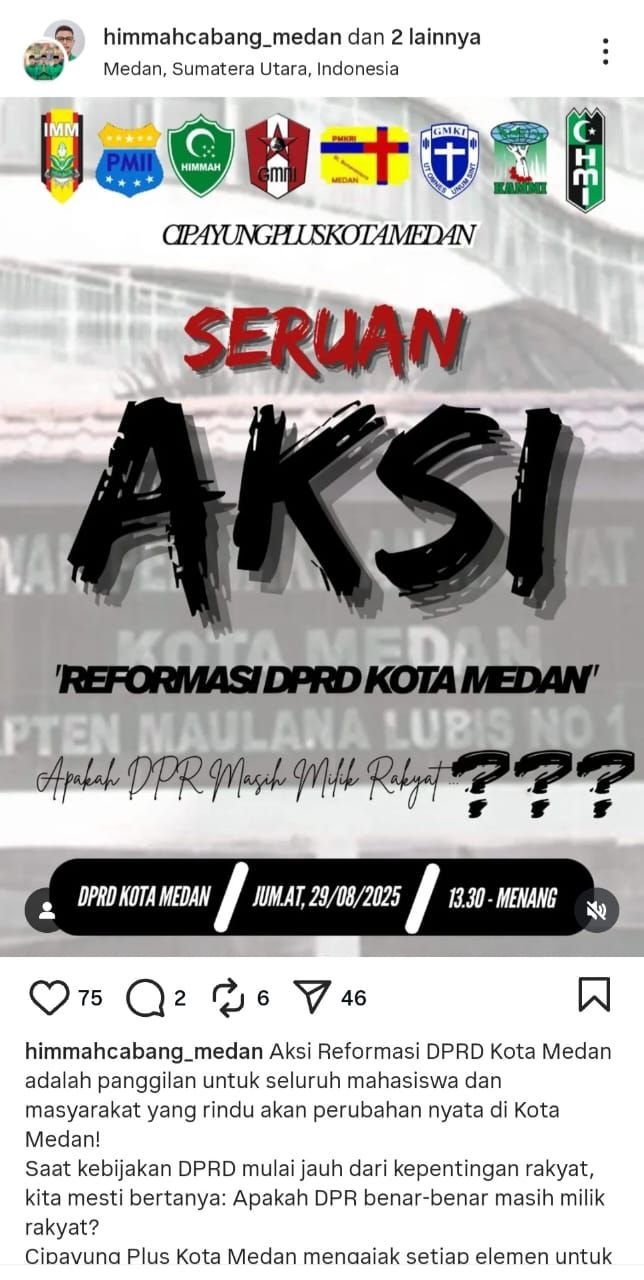 Himmah Cabang Medan Serukan Aksi Reformasi DPRD Kota Medan