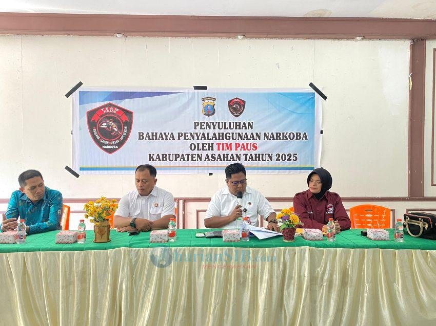 Tim Paus Polres Asahan Gelar Penyuluhan Pencegahan Narkoba di SMKS Muhamadiyah Kisaran