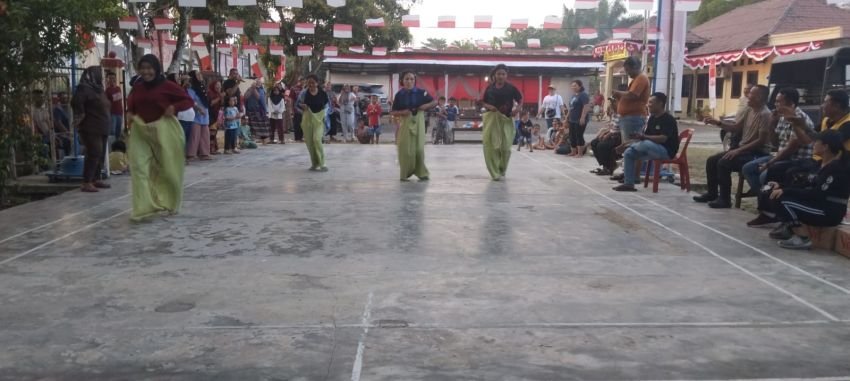 Sambut HUT Ke-80 RI, Polsek Datuk Bandar Gelar Berbagai Perlombaan