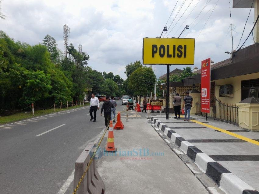 Situasi Depan Mapolrestabes Medan Masih Sepi