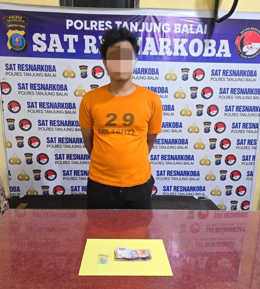 Satres Narkoba Polres Tanjungbalai Tangkap Pengedar Ekstasi, 5 Butir Diamankan