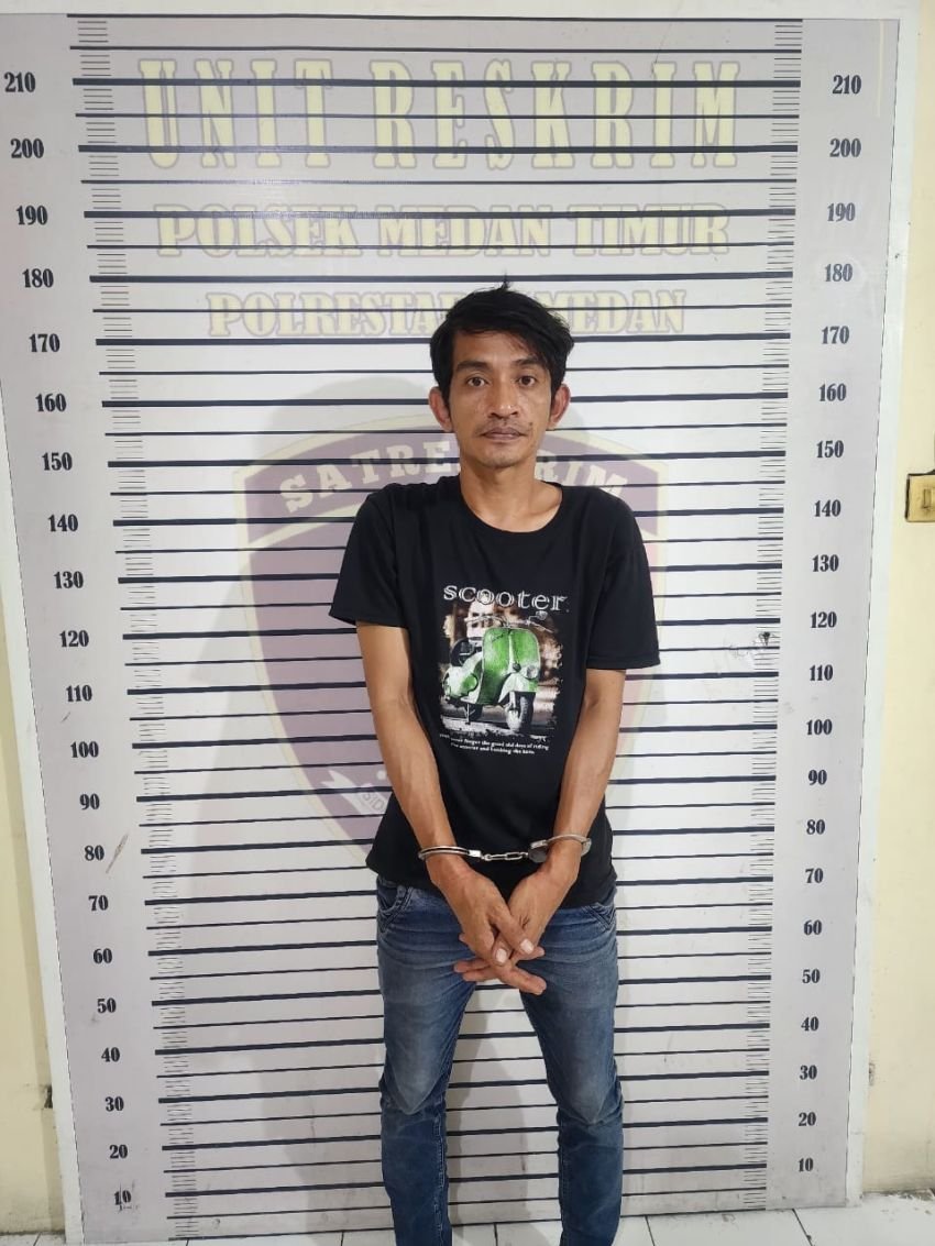 Polsek Medan Timur Ringkus Pengedar Sabu di Jalan Masjid Taufiq