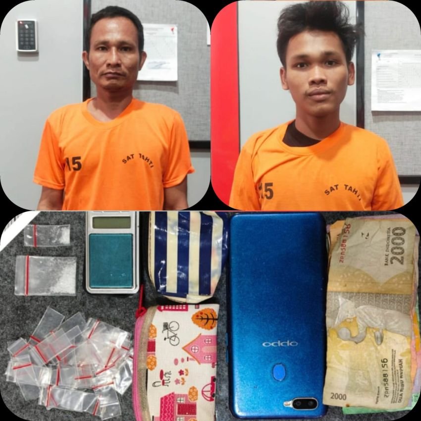 Polrestabes Medan Ciduk 2 Pengedar Sabu Saat Duduk-duduk di Pondok