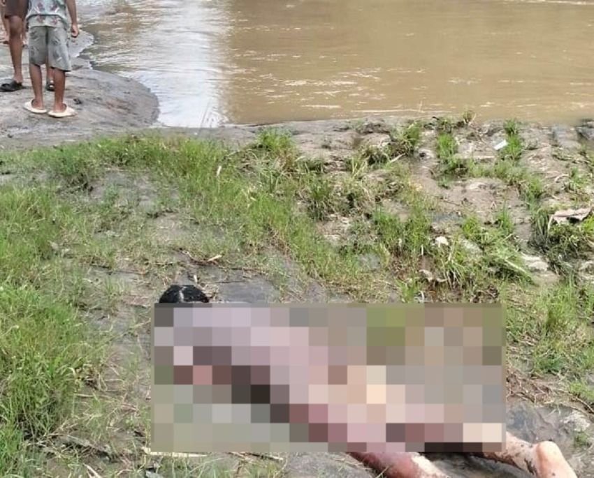 Mayat Mr X Telanjang Ditemukan di Sungai Tapak Gajah STM Hilir