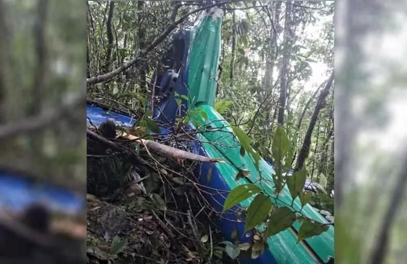Bangkai Helikopter Ditemukan di Hutan Kalsel, Enam Jasad Terdeteksi