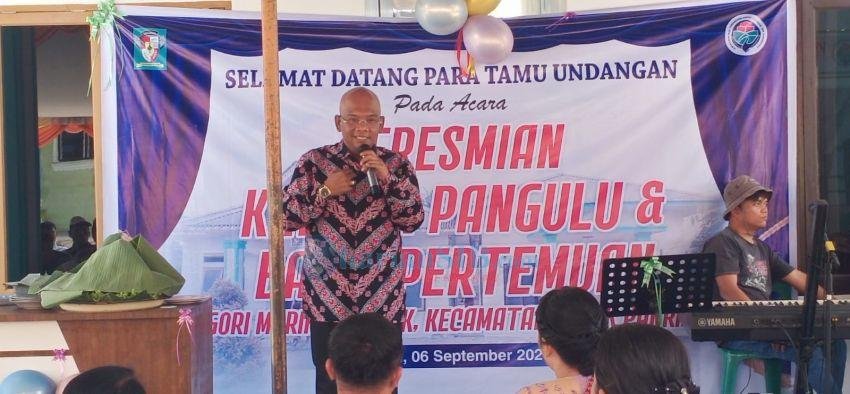 Rony Reynaldo Situmorang Minta Aparatur Desa Marihatdolok Beri Pelayanan Prima Ke Masyarakat