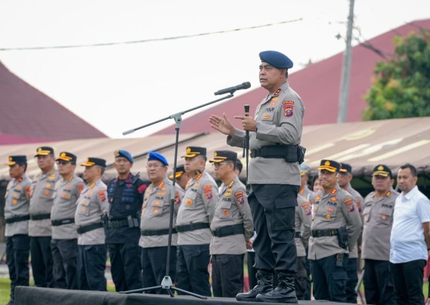 Pimpin Apel Kesiapsiagaan, Kapolda Sumut Apresiasi Profesionalitas Brimob Jaga Kondusivitas Sumatera Utara