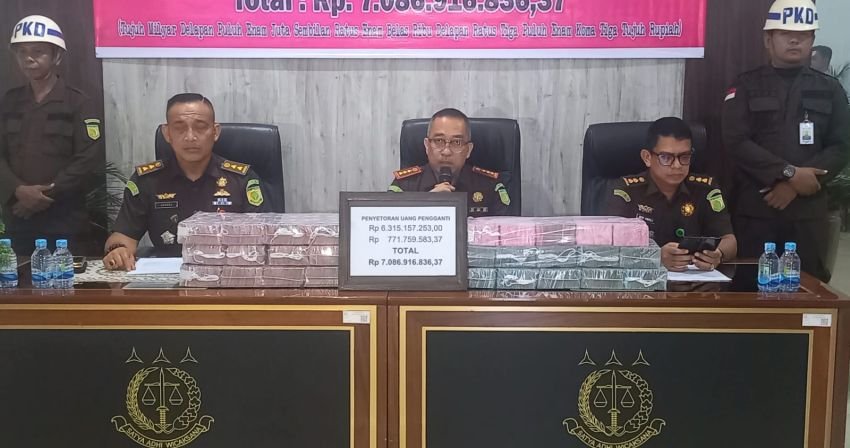 Kejari Deliserdang Setor Rp.7 Miliar Lebih Eksekusi Penanganan Pidana Korupsi